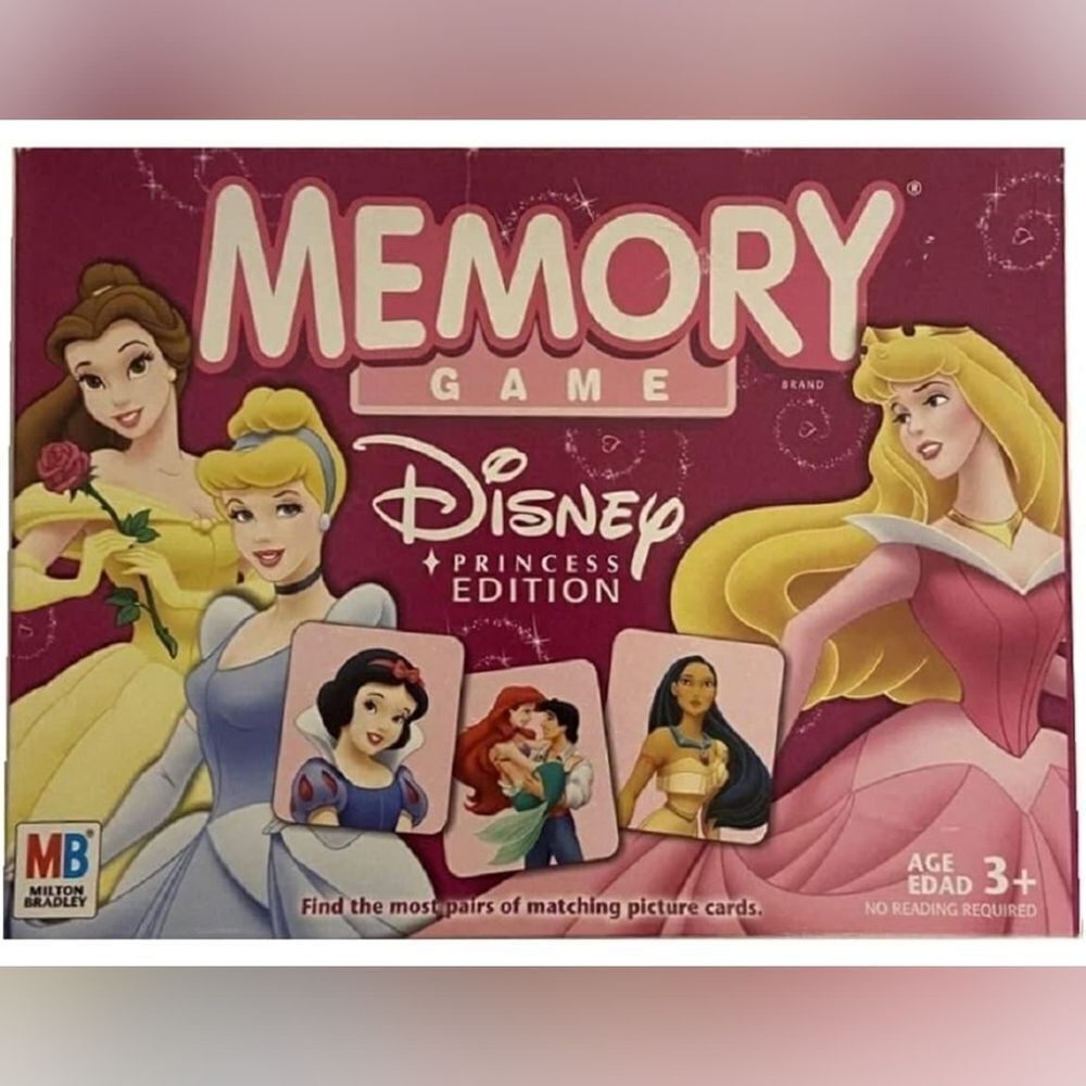 🩵EUC Vintage Disney Princesses 2004 Edition Memory Game